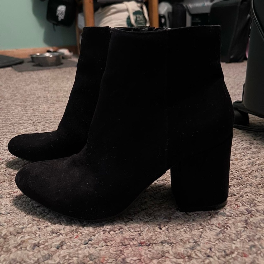 Black Suede booties